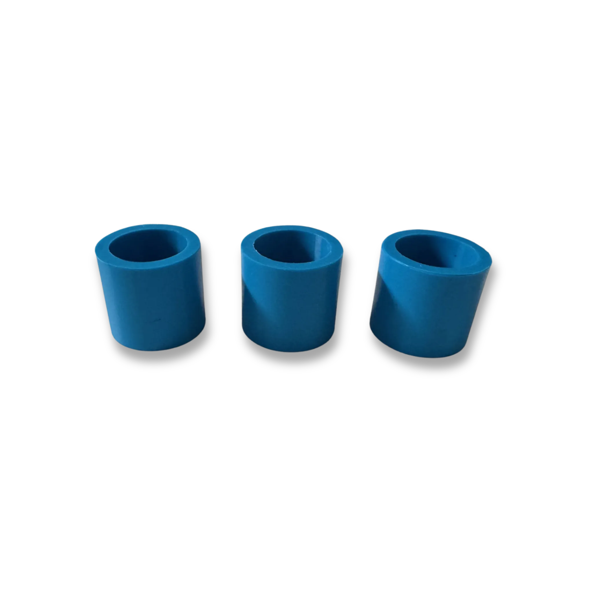 Blue Reusable Round Silicon Rubber Mounting Molds for Castable Mounting (3/pkg), RMOUNT