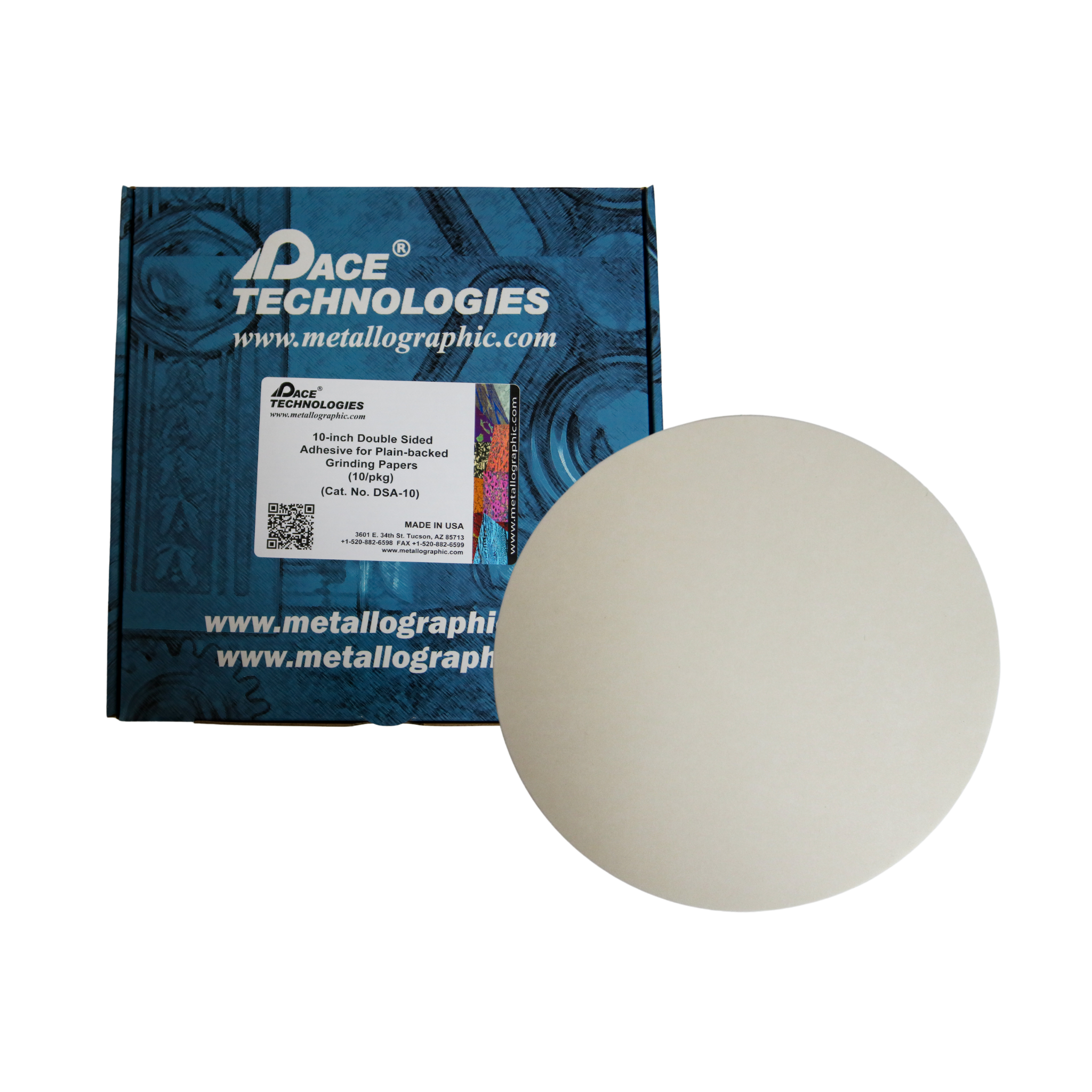 10" Double-sided adhesive, 10/box, DSA-10