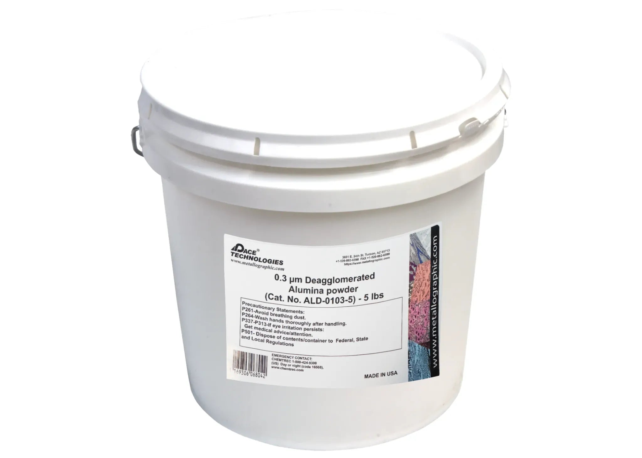 Deagglomerated Colloidal Alumina Powder, 0.30 micron, ALD-0103