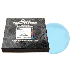 12" Alumina Lapping Film with plain backed, 9 micron, 100/box, ALO-1209PB
