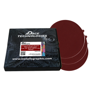 10" Alumina Grinding Papers with PSA backed, 120 grit, 100/box, ALO-120P10-100