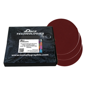 10" Alumina Grinding Papers with Plain backed, 120 grit, 100/box, ALO-2110-P120