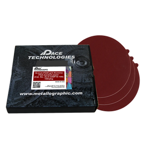 10" Alumina Grinding Papers with PSA backed, 220 grit, 100/box, ALO-220P10-100