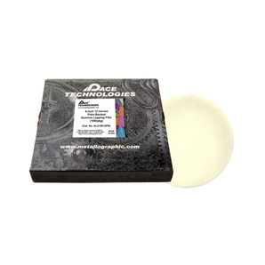 8" Alumina Lapping Film with plain backed, 12 micron, 100/box, ALO-8012PB