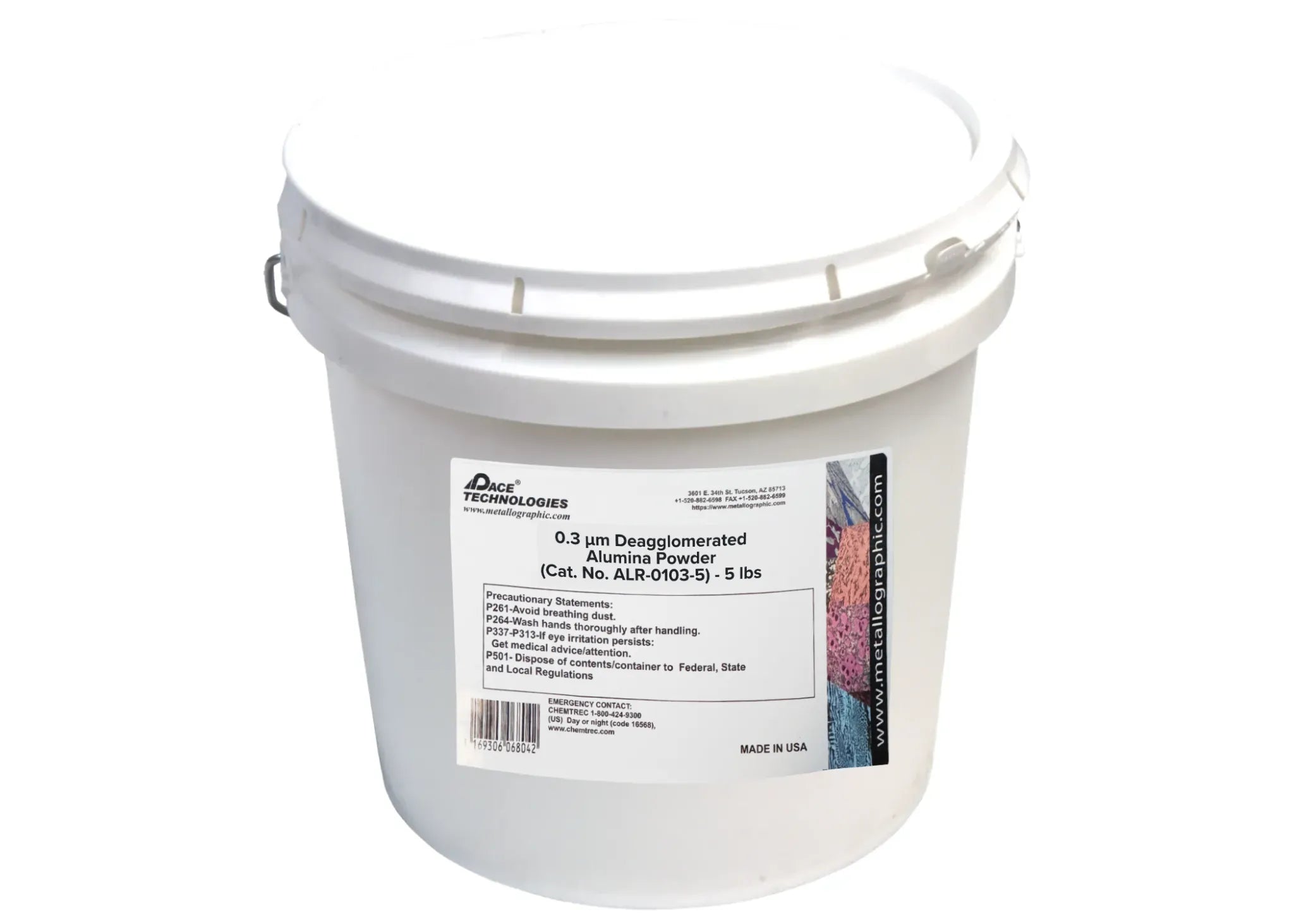 Colloidal Alumina Powder (high density), 0.30 micron, ALR-0103