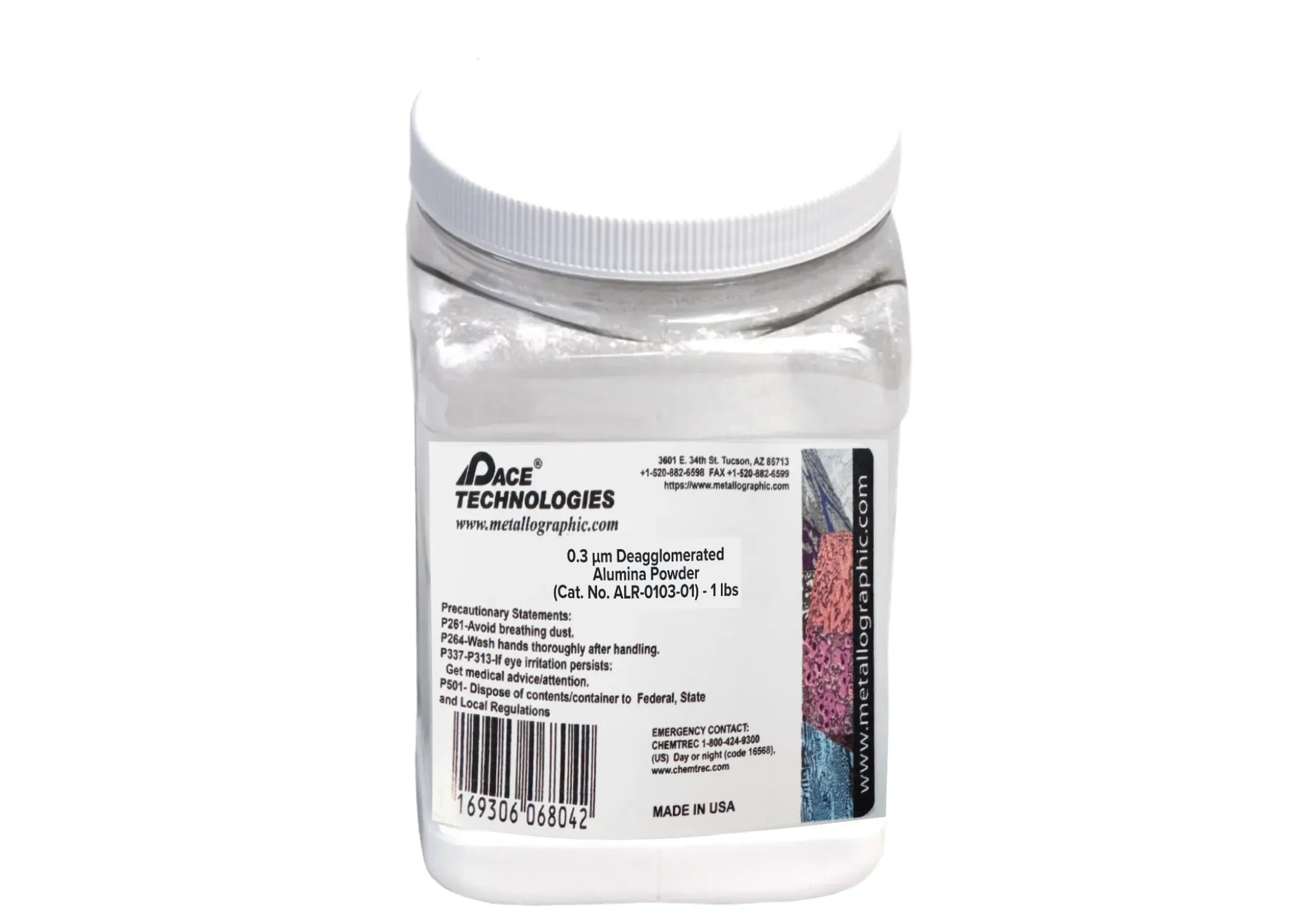 Colloidal Alumina Powder (high density), 0.30 micron, ALR-0103