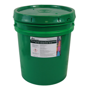 Phenolic Powder Mounting Resin (Green), 25 lbs., CM-2001G-25