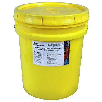TRANSACRYLIC Mounting Powder (Transparent), 25 lbs., CM-2101A