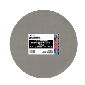 14" CERMESH Polishing Pad with Magnetic Rubber, 5/pkg, CMESH-2014-MAG