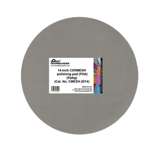 14" CERMESH metal mesh Polishing Pad with PSA backed, 5/pkg, CMESH-2014