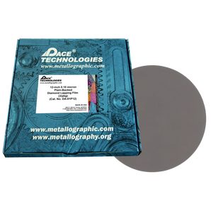 12" Diamond Lapping Film with plain backed, 0.10 micron, 3/box, DA-01P12