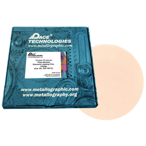12" Diamond Lapping Film with plain backed, 15 micron, 3/box, DA-15P12