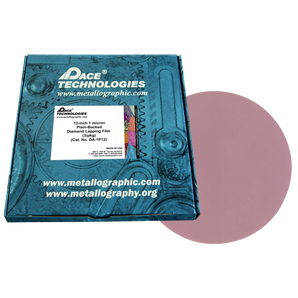 12" Diamond Lapping Film with plain backed, 1 micron, 3/box, DA-1P12
