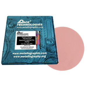 8" Diamond Lapping Film with PSA backed, 3 micron, 5/box, DAA-3P8