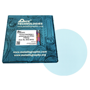 12" DACRON II Polishing Pad with PSA backed, 5/pkg, DC2-3012