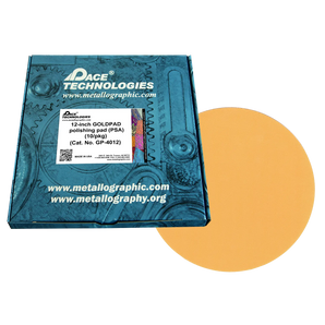 12" GOLDPAD Polishing Pad with PSA backed, 10/pkg, GP-4012