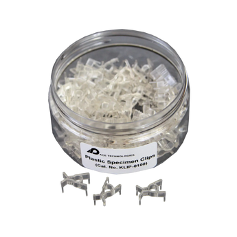 Plastic KLIP specimen clips (100/pkg)