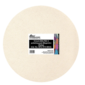 14" MOLTEC 2 Polishing Pad with Magnetic Rubber, 5/pkg, MT2-7014-MAG