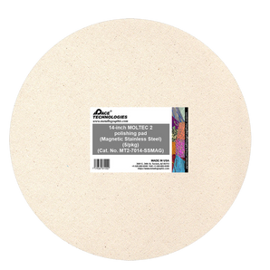14" MOLTEC 2 Polishing Pad with Magnetic Stainless Steel Backing, 5/pkg, MT2-7014-SSMAG