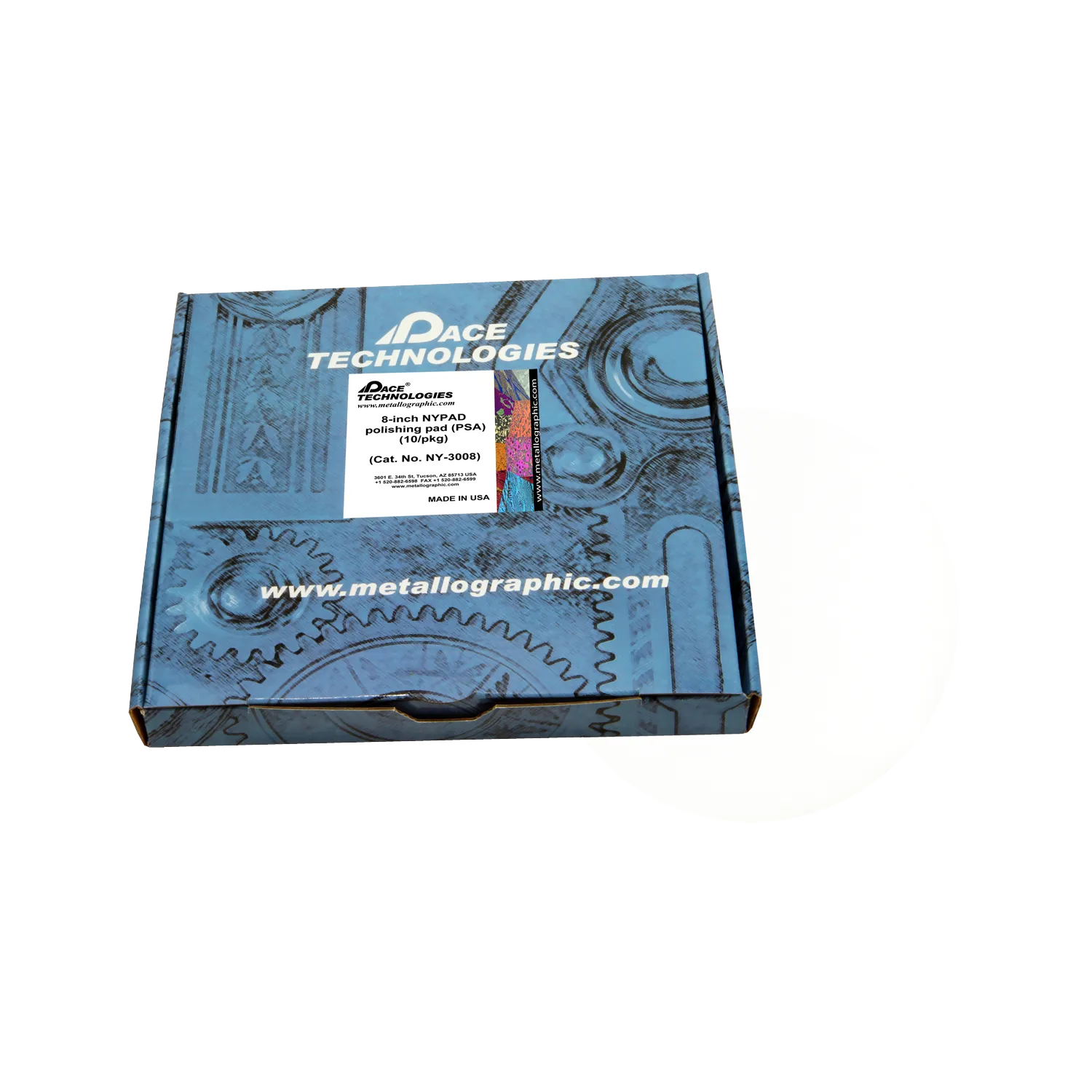 8" NYPAD Polishing Pad with PSA backed, NY-3008