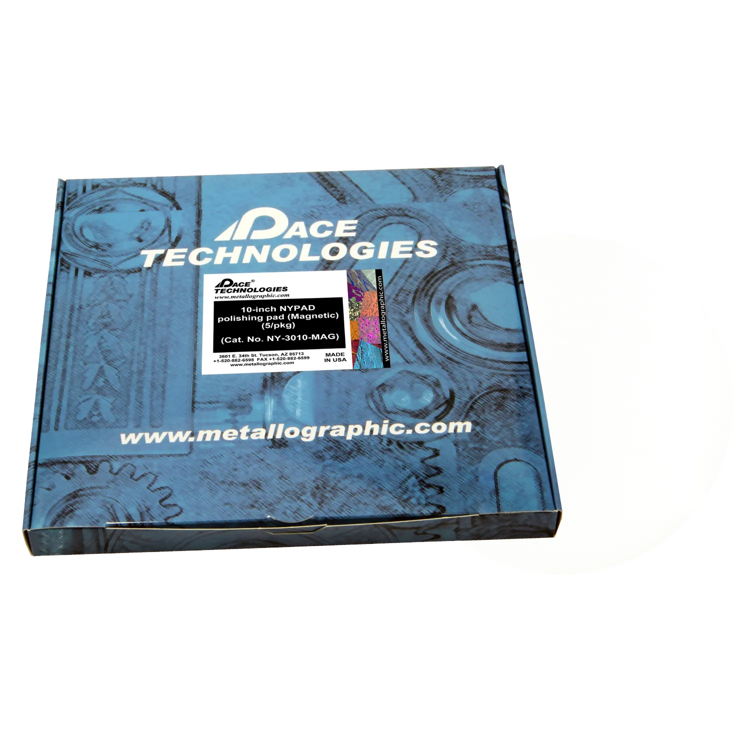 10" NYPAD Polishing Pad with Magnetic Rubber, NY-3010-MAG