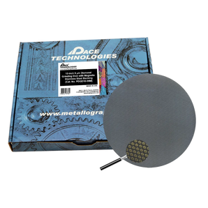 10" Diamond Abrasive Grinding Disk with magnetic stainless steel backing, 9 micron, 1/box, PDGD10-09M