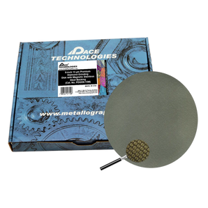 8" Diamond Abrasive Grinding Disk with magnetic stainless steel backing, 15 micron, 1/box, PDGD8-15M
