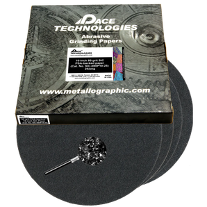 10" SiC Grinding Papers with PSA backed, 80 grit, SIC-080P10