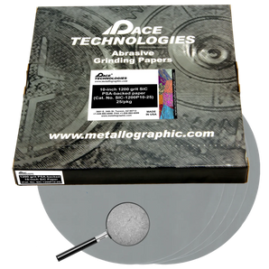 10" SiC Grinding Papers with PSA backed, 1200 grit, SIC-1200P10