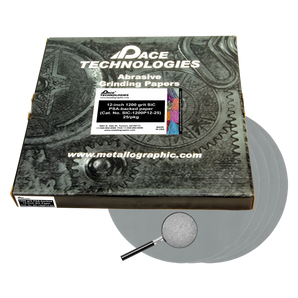 12" SiC Grinding Papers with PSA backed, 1200 grit, SIC-1200P12