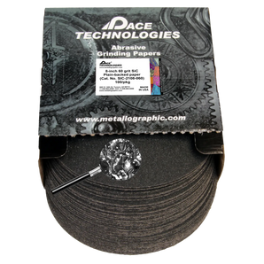 8" SiC Grinding Papers with Plain backed, 60 grit, 100/box, SIC-2108-060