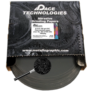 8" SiC Grinding Papers with Plain backed, 320 grit, 100/box, SIC-2108-320