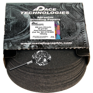 10" SiC Grinding Papers with Plain backed, 60 grit, 100/box, SIC-2110-060