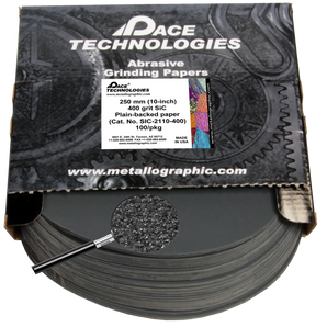 10" SiC Grinding Papers with Plain backed, 400 grit, 100/box, SIC-2110-400