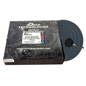 12" SiC Grinding Papers with Plain backed, 320 grit, 100/box, SIC-2112-320