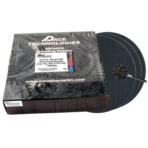 14" SiC Grinding Papers with Plain backed, 120 grit, 100/box, SIC-2114-120