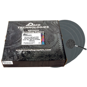 14" SiC Grinding Papers with Plain backed, 400 grit, 100/box, SIC-2114-400