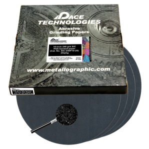 10" SiC Grinding Papers with PSA backed, 240 grit, SIC-240P10