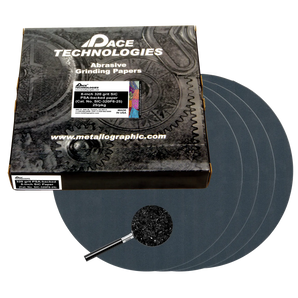 8" SiC Grinding Papers with PSA backed, 320 grit, SIC-320P8