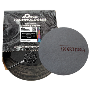 8" SiC Foil Abrasive Grinding, 120 grit, 50/box, SIC-5108-120