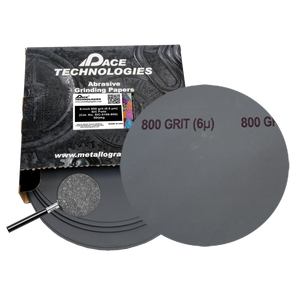 8" SiC Foil Abrasive Grinding, 800 grit, 50/box, SIC-5108-800