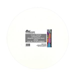 14" TEXPAN Polishing Pad with Magnetic Stainless Steel Backing, 5/pkg, TP-5014-SSMAG