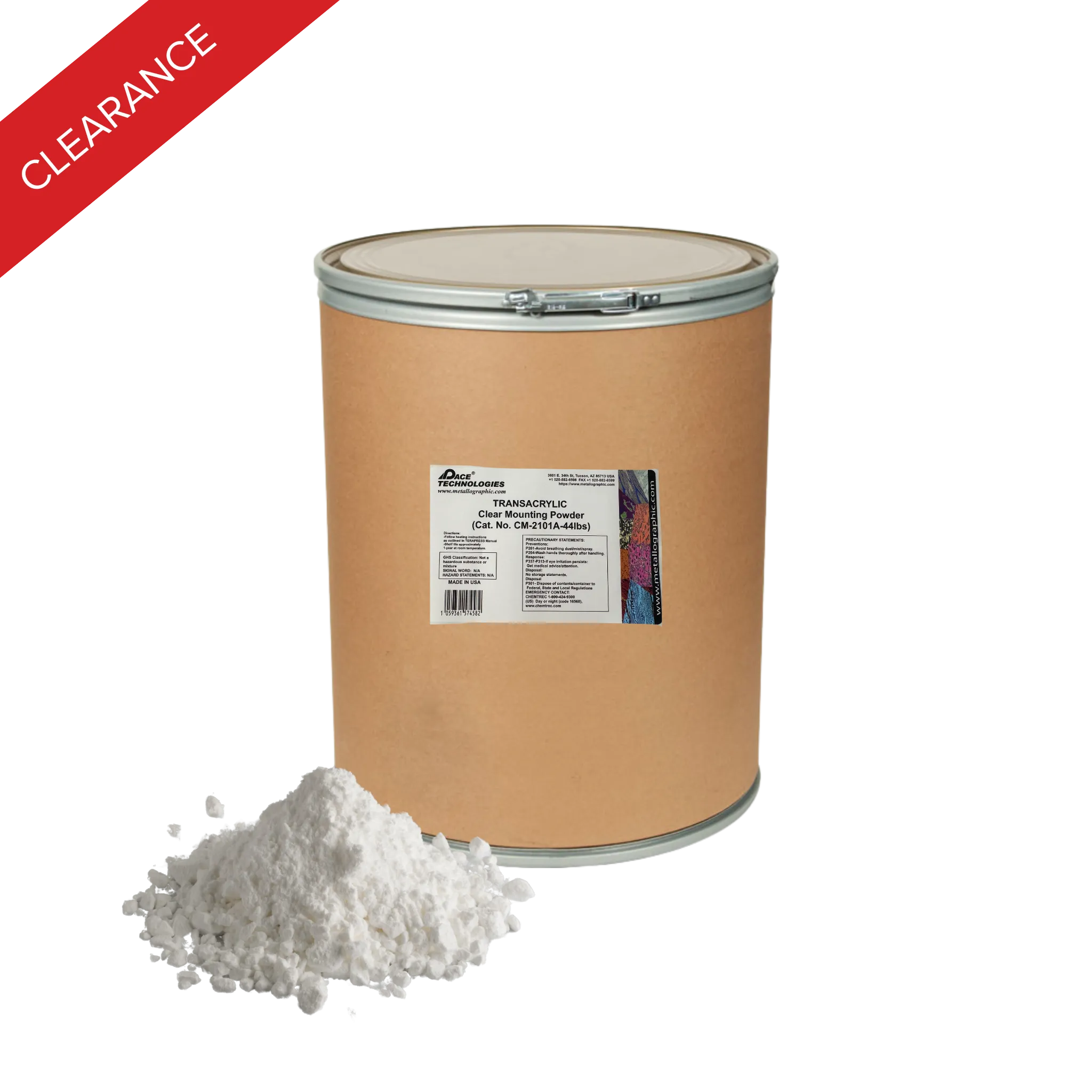TRANSACRYLIC Mounting Powder (Clear), CM-2101A