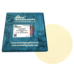 12" TRICOTE Polishing Pad with Magnetic Stainless Steel Backing, 5/pkg, TRI-4012-SSMAG