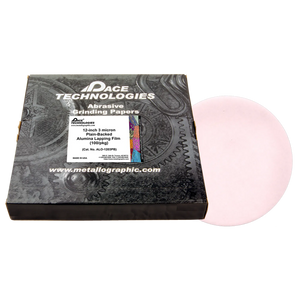 12" Alumina Lapping Film with plain backed, 3 micron, 100/box, ALO-1203PB