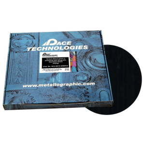 10" Black Chem 2 Polishing Pad with Magnetic Stainless Steel Backing, 5/pkg, BC2-8010-SSMAG