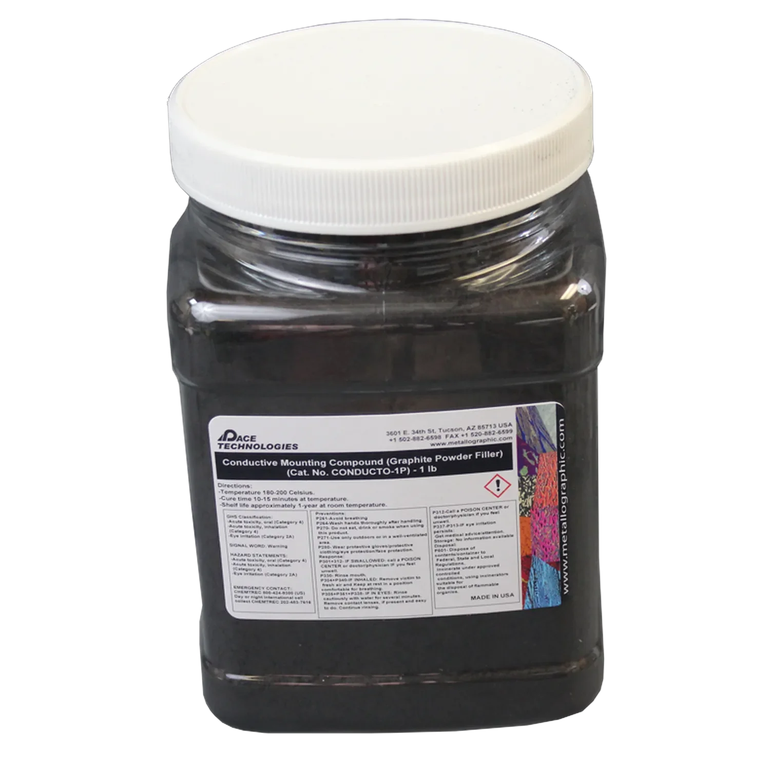 Conductive Compression Mounting Resin (Graphite), 1 lb., CONDUCTO-1P