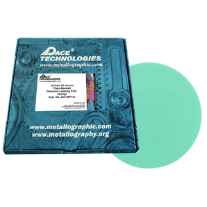 12" Diamond Lapping Film with plain backed, 30 micron, 3/box, DA-30P12