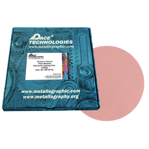 12" Diamond Lapping Film with plain backed, 3 micron, 3/box, DA-3P12
