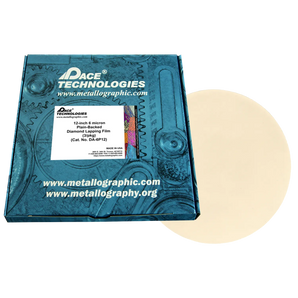 12" Diamond Lapping Film with plain backed, 6 micron, 3/box, DA-6P12